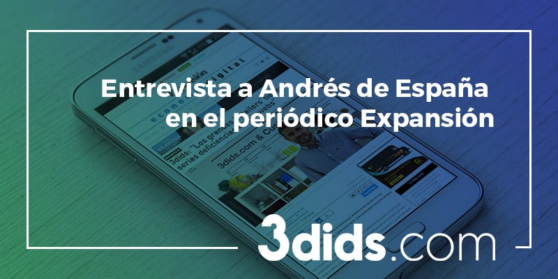Entrevista a Andres de España en el Periódico Expansion