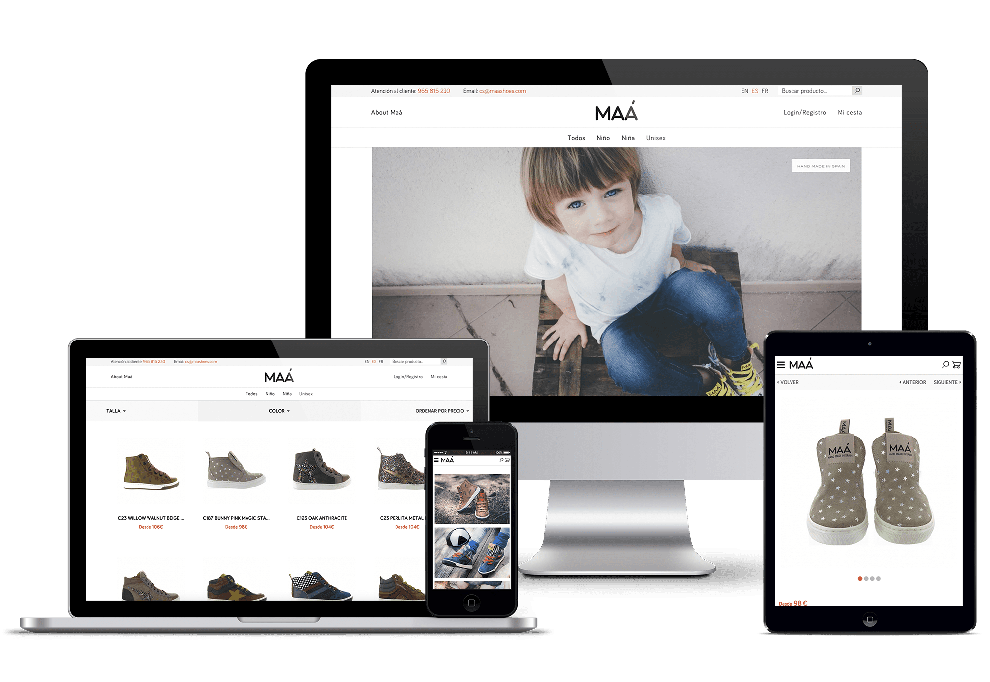 nueva tienda online calzado infantil alicante
